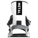 T-Zero-Black and white snowboard binding on a white background