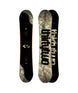 T32M- Two views of a snowboard with different designs on a white background