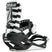 T32MVolcomFase- Black and white snowboard binding with 'thirtytwo' branding on a white background