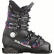 T4M- Black ski boot on a white background with Salomon brand.