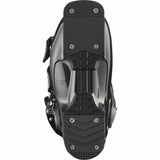 T4M- Black ski boot on a white background with Salomon brand.