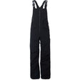 TCGunnRCBib3.0-Black bib overalls on a white background