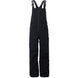 TCGunnRCBib3.0-Black bib overalls on a white background