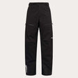 TNPShellPant2.0-Black pants with a brand logo on a light gray background