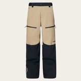 TNPShellPant2.0-Beige and black pants with a brand logo on a light gray background