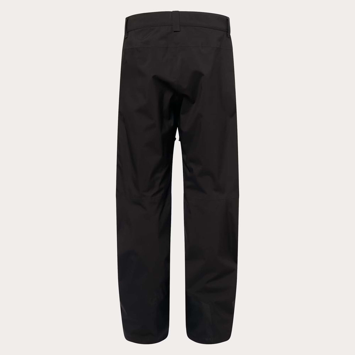 TNPShellPant2.0-Black pants with a brand logo on a light gray background