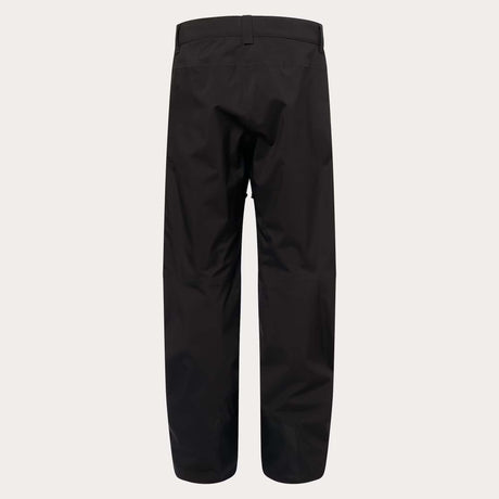 TNPShellPant2.0-Black pants with a brand logo on a light gray background