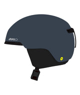 TaggertMIPS-Indigo helmet with black chin strap on a white background