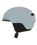 TaggertMIPS-Sky blue helmet with black chin strap on a white background