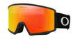 TargetLineM-Oakley goggles with orange reflective lens on a white background