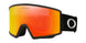 TargetLineM-Oakley goggles with orange reflective lens on a white background