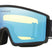 TargetLineM-Oakley goggles with blue reflective lens on a white background