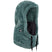 TarmacSherpaHood-Green fleece hood with black drawstrings on a white background