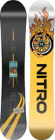 TeamProMarcusKleveland- Multicolored snowboard on a white background