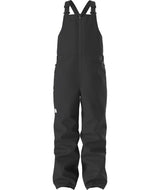 TeenFreedomInsulatedBib-Black bib overalls on a white background