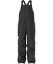 TeenFreedomInsulatedBib-Black bib overalls on a white background