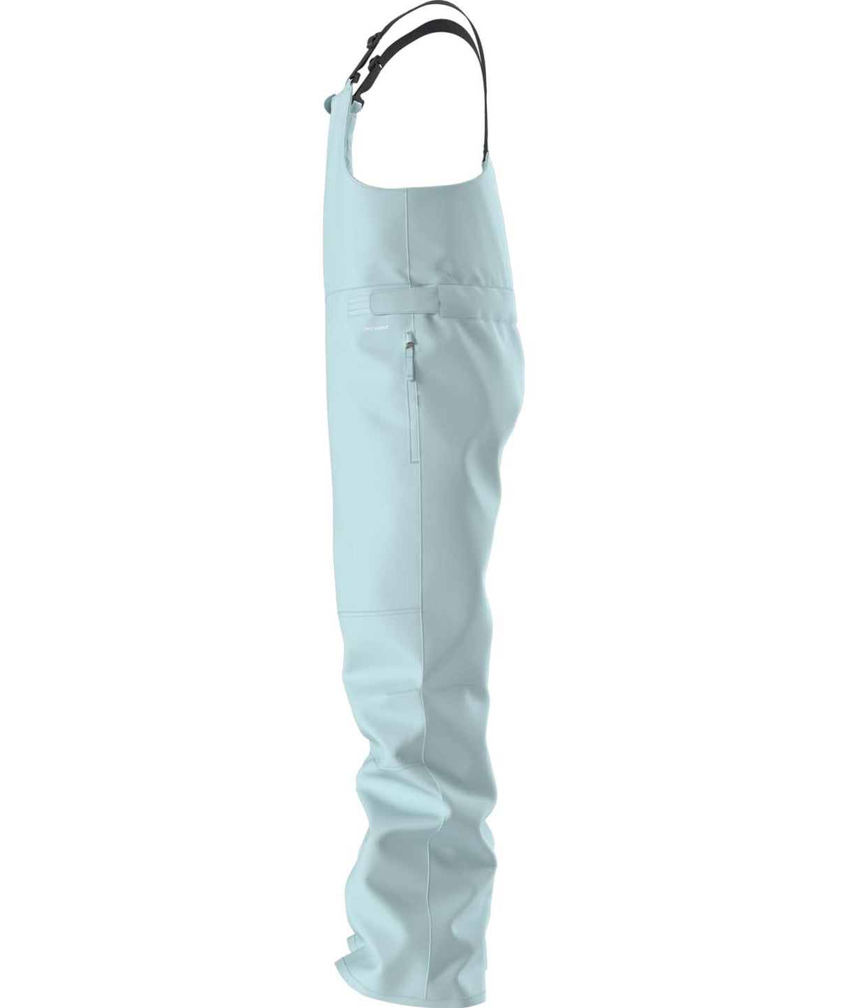 TeenFreedomInsulatedBib-Light blue bib overalls on a white background