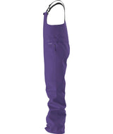 TeenFreedomInsulatedBib-Purple bib overalls on a white background