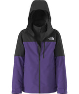 TeenFreedomTriclimate3-N-1-Purple and black jacket with The North Face logo on a white background