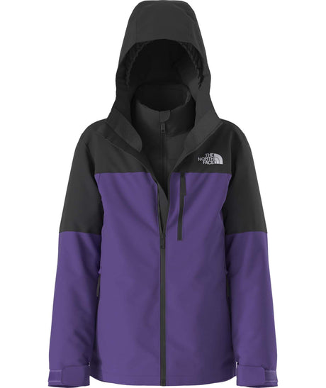 TeenFreedomTriclimate3-N-1-Purple and black jacket with The North Face logo on a white background