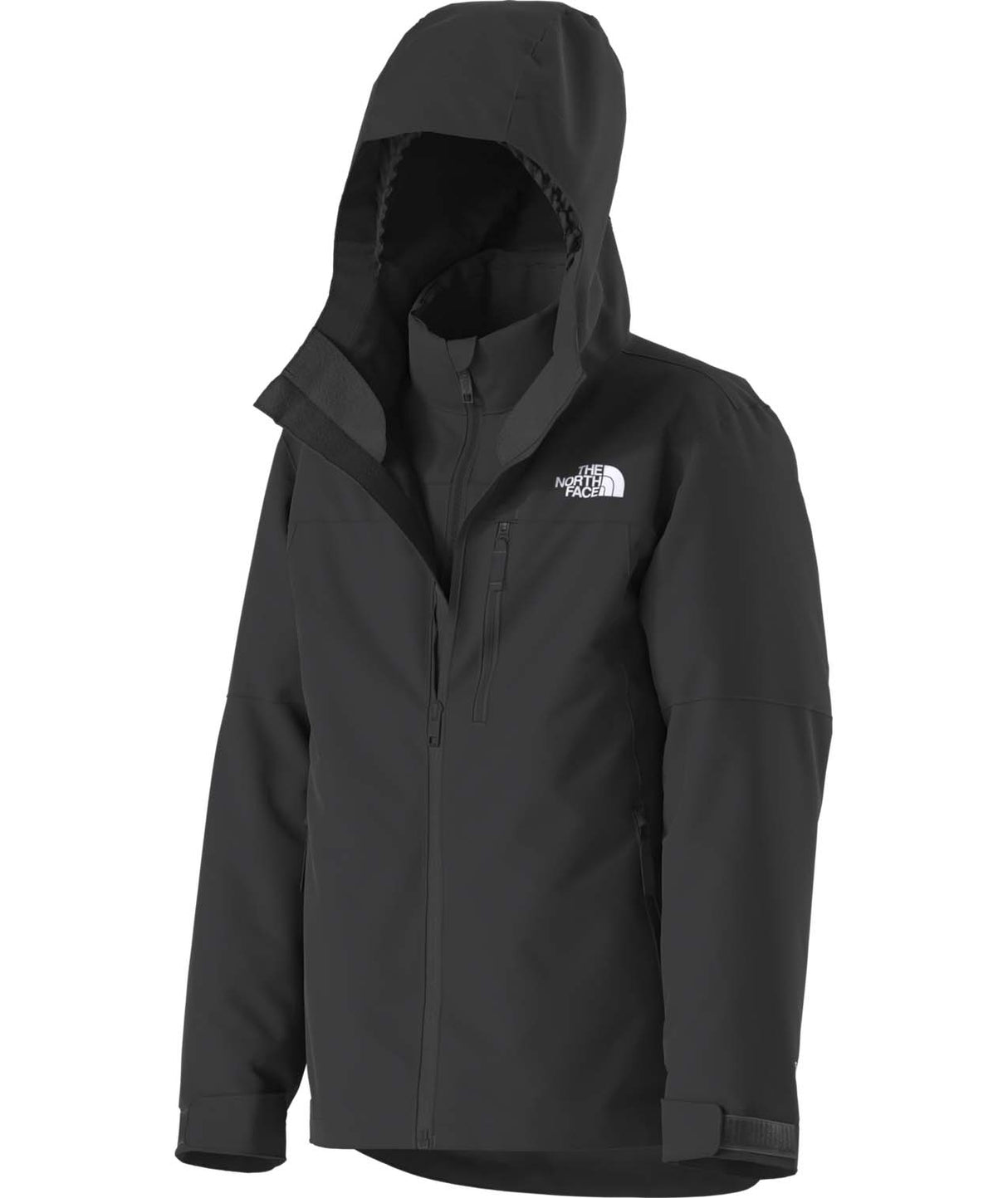 TeenFreedomTriclimate3-N-1-Black jacket with The North Face logo on a white background