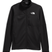 TeenHikeMidlayerFullZip_26-Black full zip North Face jacket on a white background