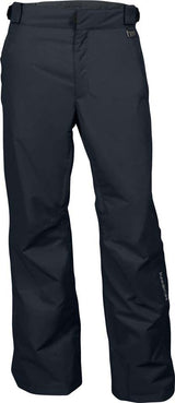 ThanosMensInsulatedPant-Black snowboard pants shown from the front on a white background.