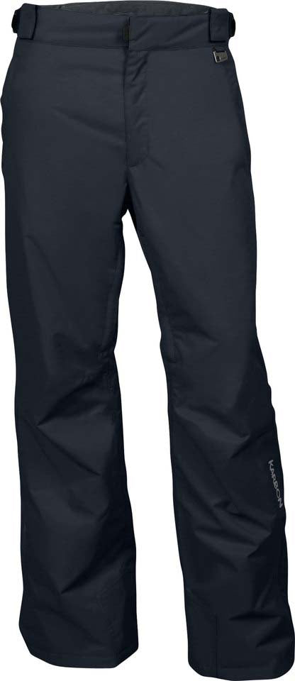 ThanosMensInsulatedPant-Black snowboard pants shown from the front on a white background.