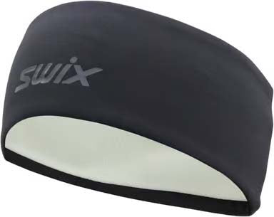TistaHeadband- Black ear warming headband on a white background