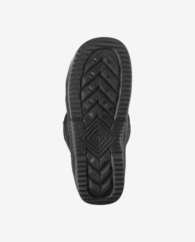 TitanBOA-Black snowboard boot with visible brand logo on a white background