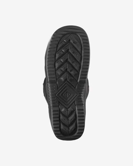 TitanBOA-Black snowboard boot with visible brand logo on a white background