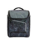 Toaster58L-Backpack with a gray and black pattern on a white background