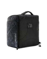 Toaster58L-Backpack with a gray and black pattern on a white background