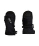 TotsMitt-A pair of black insulated gloves shown from the front and back against a plain white background. The left glove shows a white vertical 'XTM' logo.