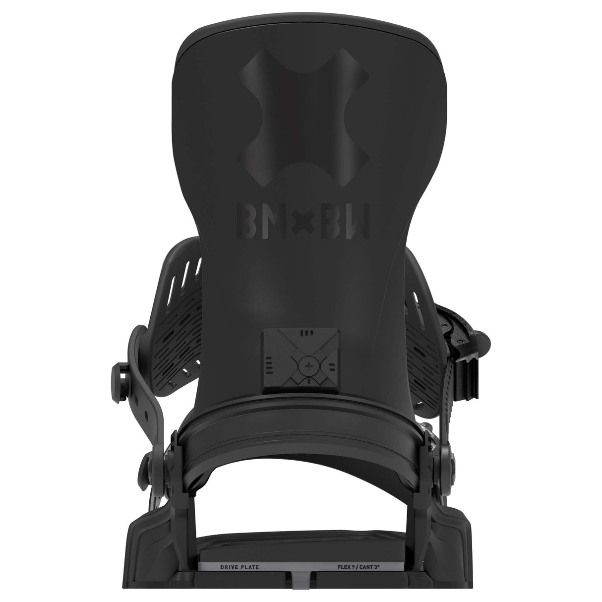TransferPro-Black snowboard binding on a white background