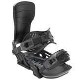 TransferPro-Black snowboard binding on a white background