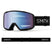 Tribute-Smith goggles with blue mirror lens on a white background