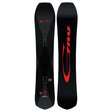 TurboGremlin- Black snowboard with red logo on a white background