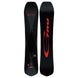 TurboGremlin- Black snowboard with red logo on a white background