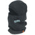 Two-PartMask-Black balaclava with 'Rome' logo on a white background