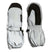 TykeMitt-A pair of XTM snow mittens in light gray and black, shown flat against a white background.