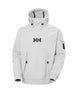 UllrDRidableHoodie-Light gray hoodie with brand logo on a white background