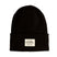 UniformBeanie- Black beanie with a brand label on a white background
