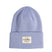 UniformBeanie- Light purple beanie with a brand label on a white background