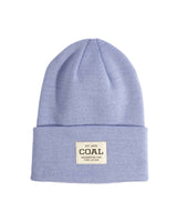 UniformBeanie- Light purple beanie with a brand label on a white background