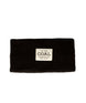 UniformHeadband-Black headband with a white label on a white background