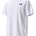 UnisexNSESlopesRelaxedShort-SleeveTee- White T-Shirt with 'The North Face' logo on the top right shoulder on a white background