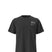 UnisexOppositesAttractRelaxedShort-SleeveTee- Black T-shirt with 'The North Face' logo and snowboard on the right shoulder on a white background