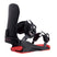 UtilityRedGerard- Black and red snowboard bindings on a white background
