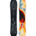 Vantum- Black multicolored snowboard on a white background